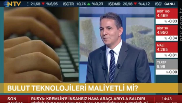 Alp Bağrıaçık, NTV Finans Cafe'de bulut bilişimi anlattı