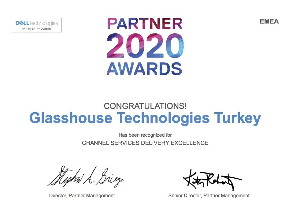 DELL Technologies Partner 2021 Awards: Channel Services Delivery Excellence