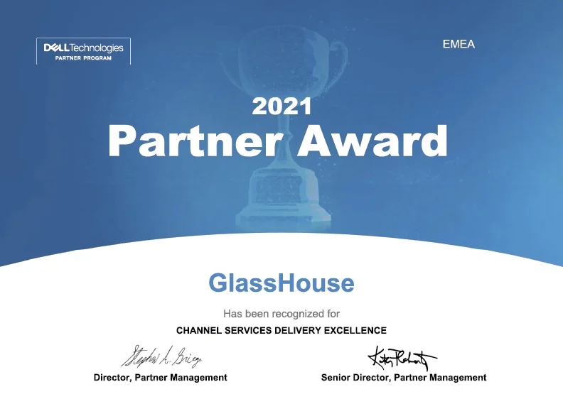 DELL Technologies Partner 2021 Awards: Channel Services Delivery Excellence