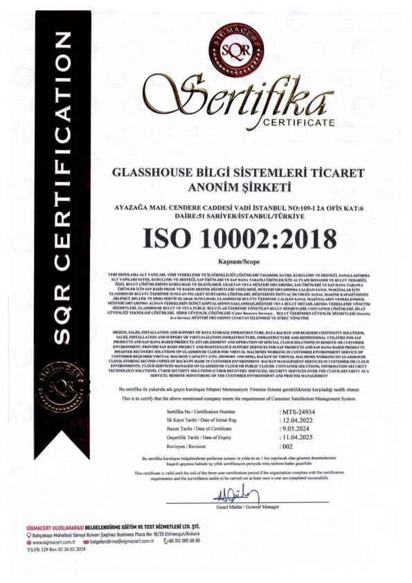 ISO 10002:2018